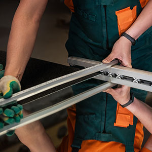 Glass cut to size
